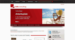 Desktop Screenshot of info-consulting.de